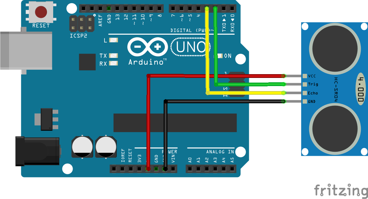 Hooking up an Arduino to an ultrasonic sensor